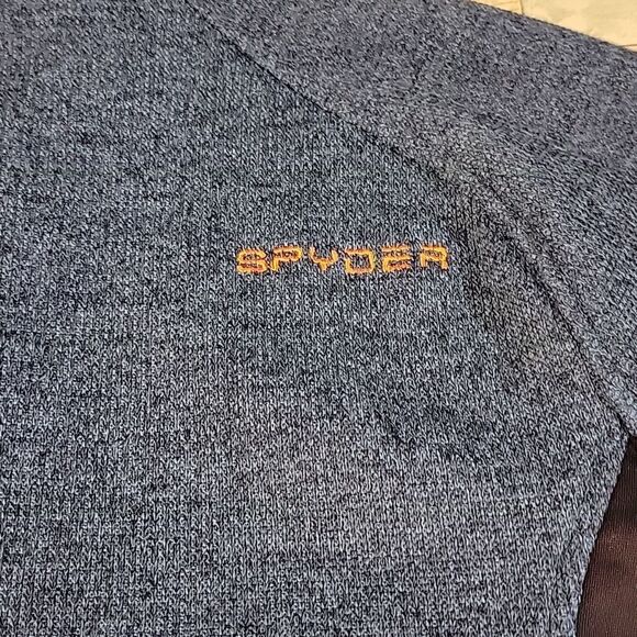 Spyder Blue & Orange Heavy Jacket sz Medium - Picture 4 of 5